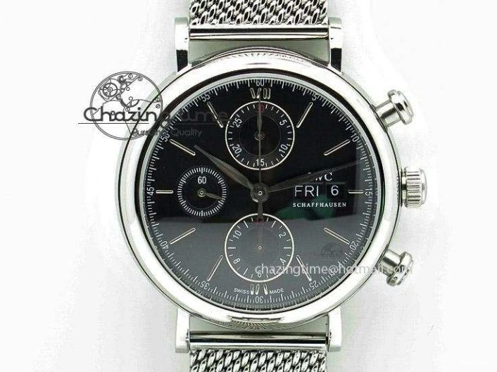 MIROTIME 0312 Compact Big Pilot “Markus Buhler” IW5003 Turbine V6F Best Edition Grey Dial On Leather Strap A 7314